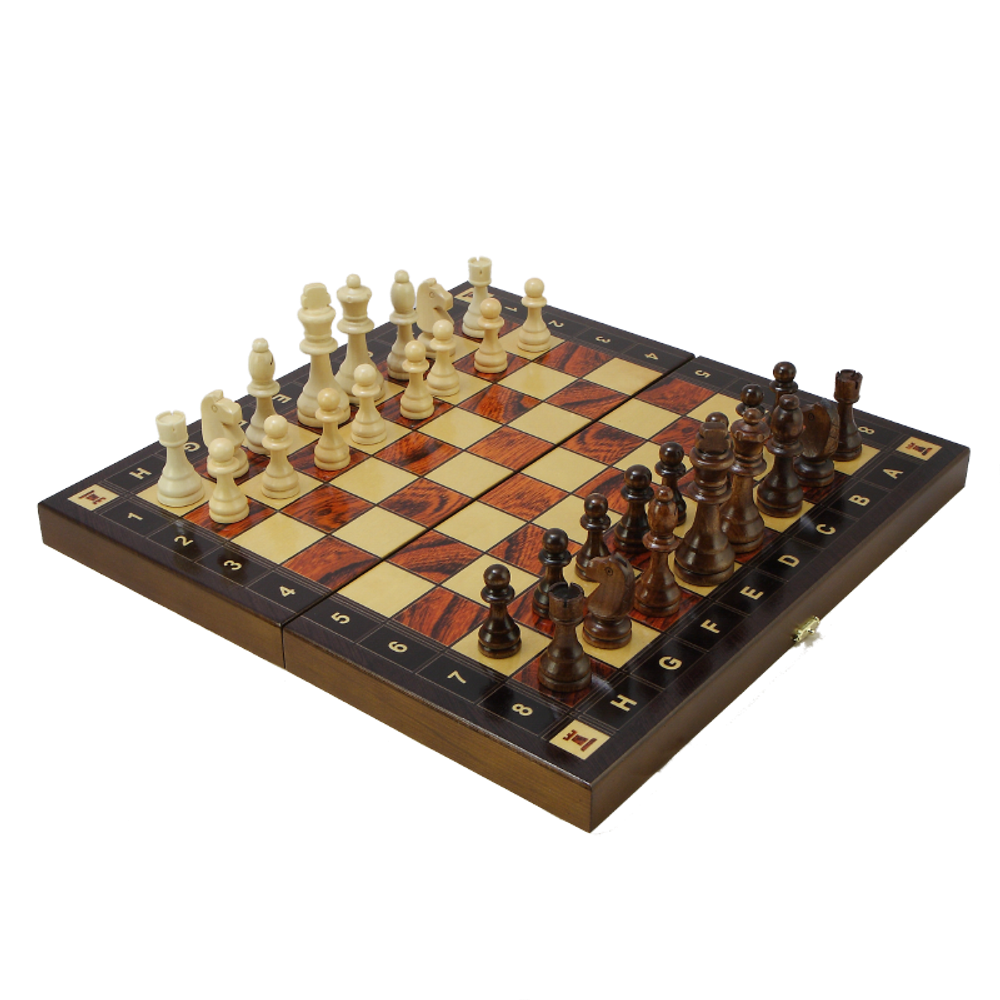 Шахматы с доской &quot;Тура&quot;, игральная доска 40 x 40 см. SA-SH-504