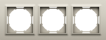 Рамка 3-я,  Wave матовый кашемир,  серия A07