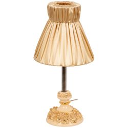 Настольная лампа Лето Weron Айвори с абажуром Адель Айвори