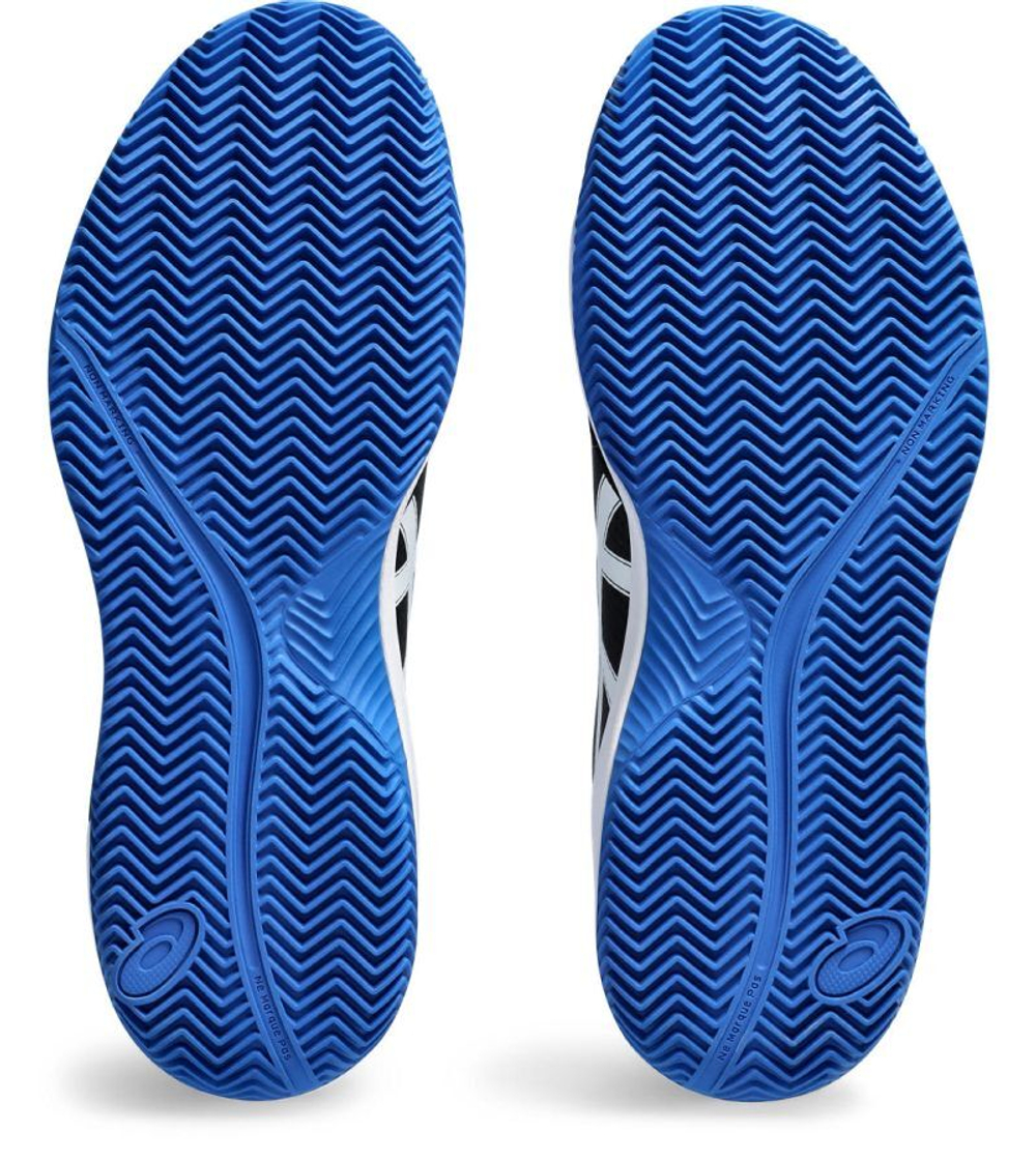 Мужские кроссовки теннисные Asics Gel-Dedicate 8 Clay - black/tuna blue