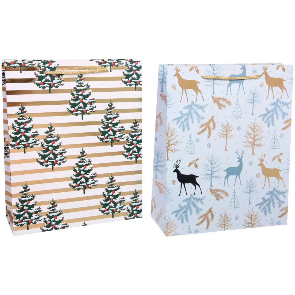 Пакет подарочный «Волшебство леса» 26*32*10 см, микс