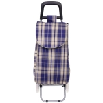 Тележка хозяйственная с сумкой (93*33*26см, колеса 16см,грузоподъемность до 30 кг.) синяя SYD-016