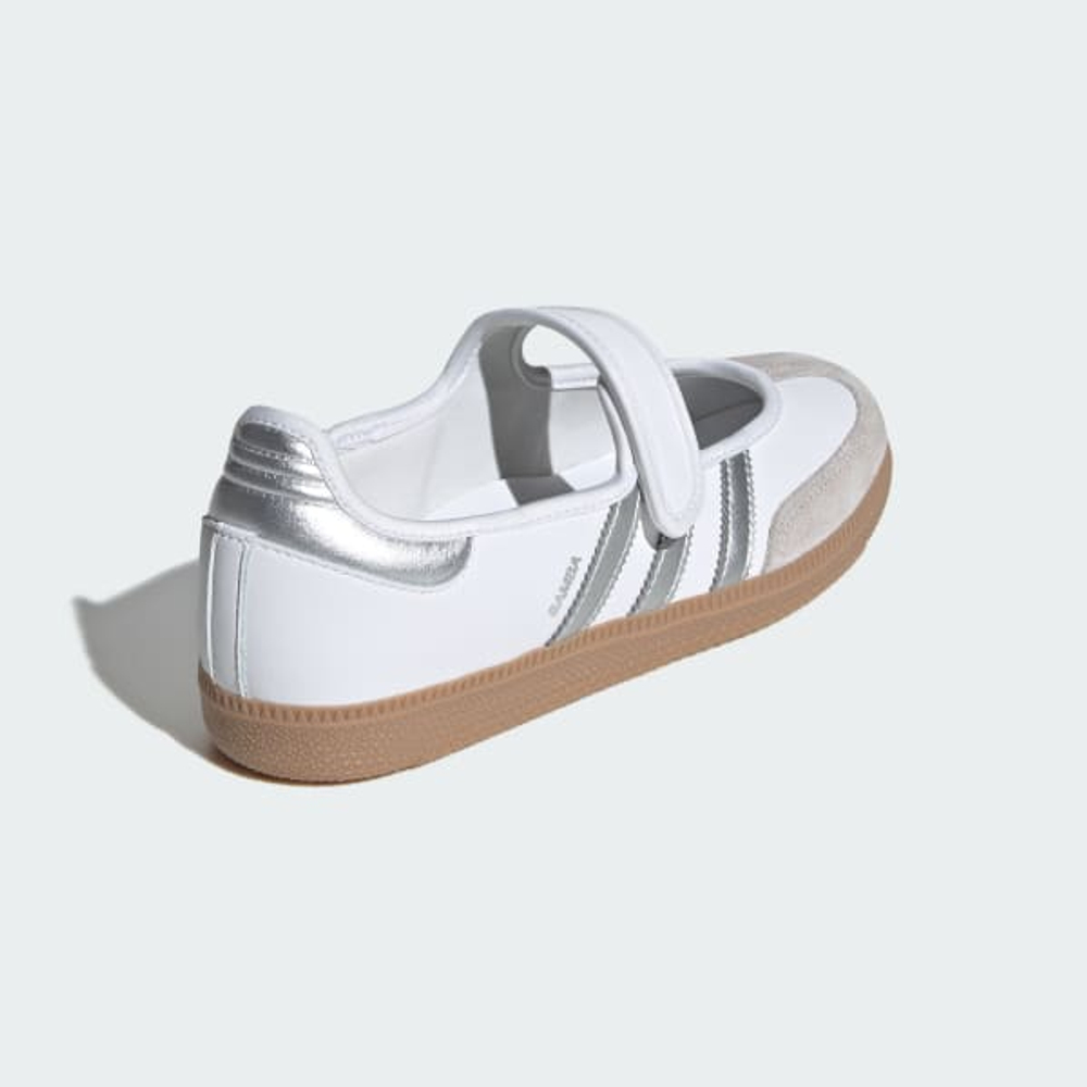 ADIDAS Кроссовки Samba Jane, белый/серебряный