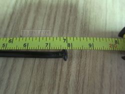 Spoke Set 9/10X172, Black-Red. For Honda CRF250L-M-Rally (for 17" rim). OSAKI. Made in Thailand. 36p set. Spokes+Nipples. th 3,5mm