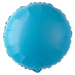 Шар фольгированный Круг 45 см (Голубой)
