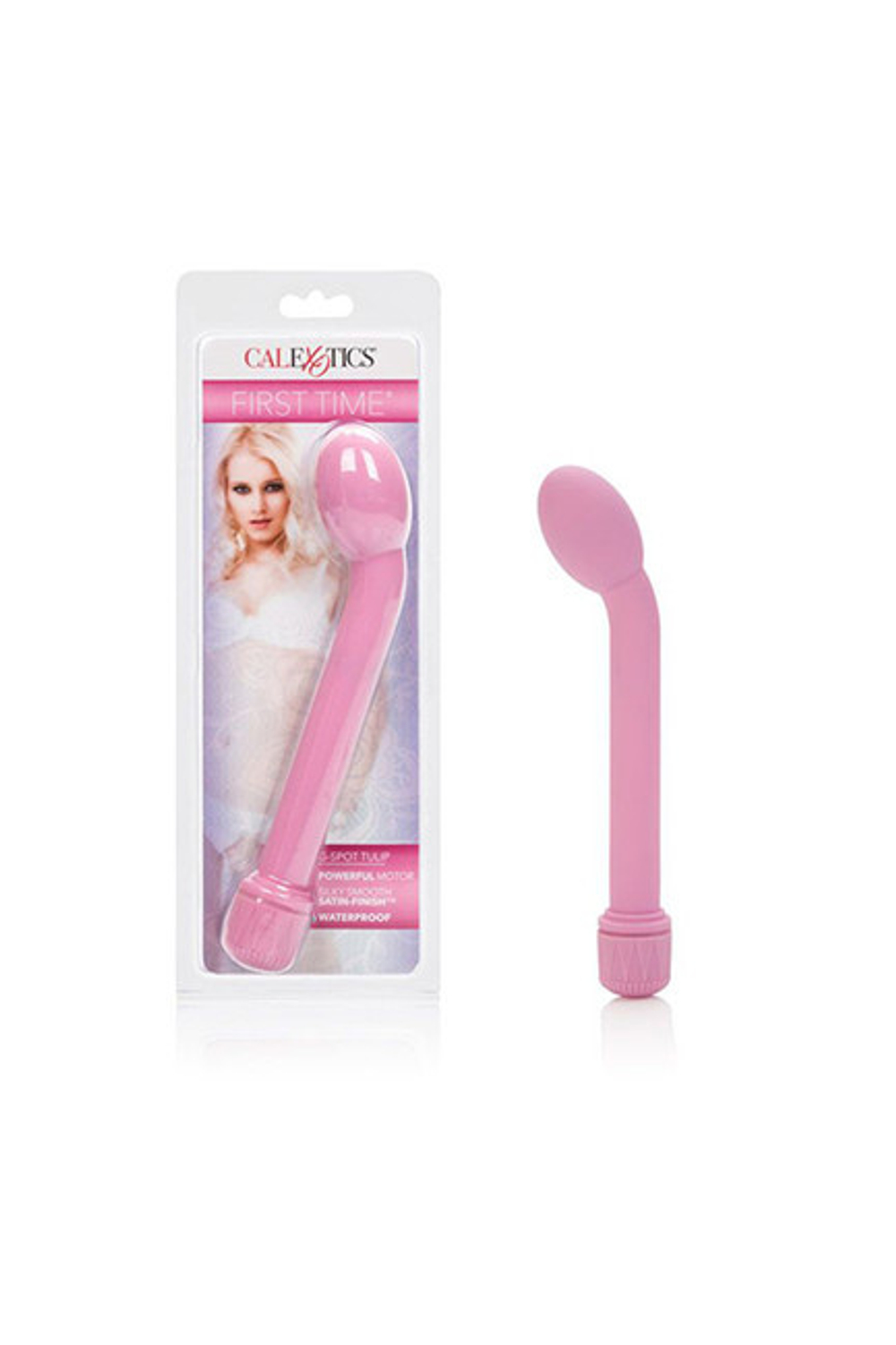 Нежно-розовый вибратор G-точки с утолщенной головкой G-Spot Tulip (Цвет: розовый)