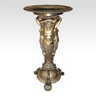 Ваза "Три нимфы" (с латунной чашей)