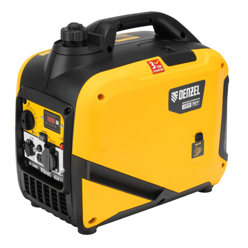 Генератор инверторный Denzel GS-2200iS 94713 с ручным стартом 2,2 кВт