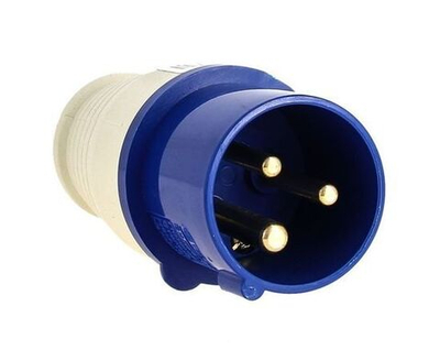 Вилка переносная 013 2Р+РЕ 16А 220В IP44 ps-013-16-220 EKF