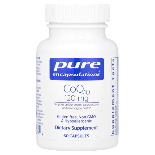 Pure Encapsulations, CoQ10, 120 мг, 60 капсул