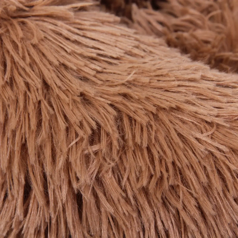 Лежанка для животных круглая «Место БРО», цвет мокко, d-40см (Лейбл)✦