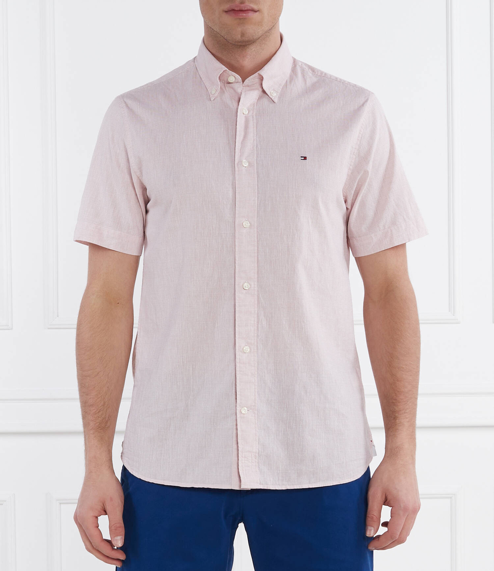 Рубашка Tommy Hilfiger - пудро-розовый(MW0MW34659)