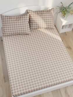 Постельное белье поплин Сказка "Анна" 2-спальное Наволочка 70х70 см 2 шт Простынь 240x215 см Пододеяльник 175x215 см