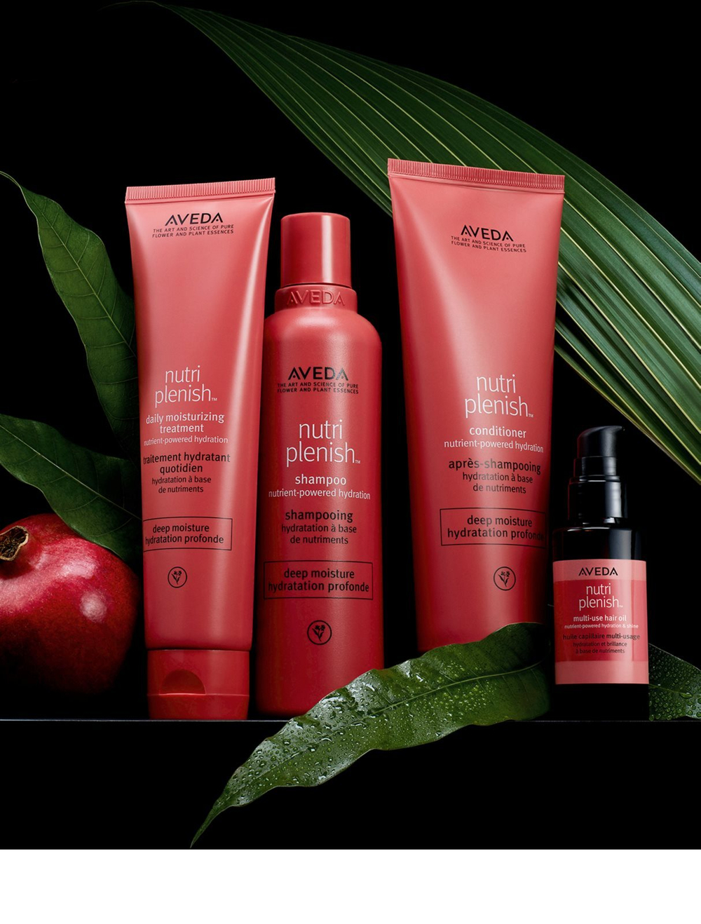 Aveda Nutriplenish Shampoo Deep Moisture - интенсивный питательный шампунь для сухих волос /   1000  ml  / GTIN 018084014431