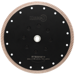 Диск алмазный Турбо с фланцем по граниту KRUGO 230x2,0Еx2,8x10НxМ14, RTB09AM14