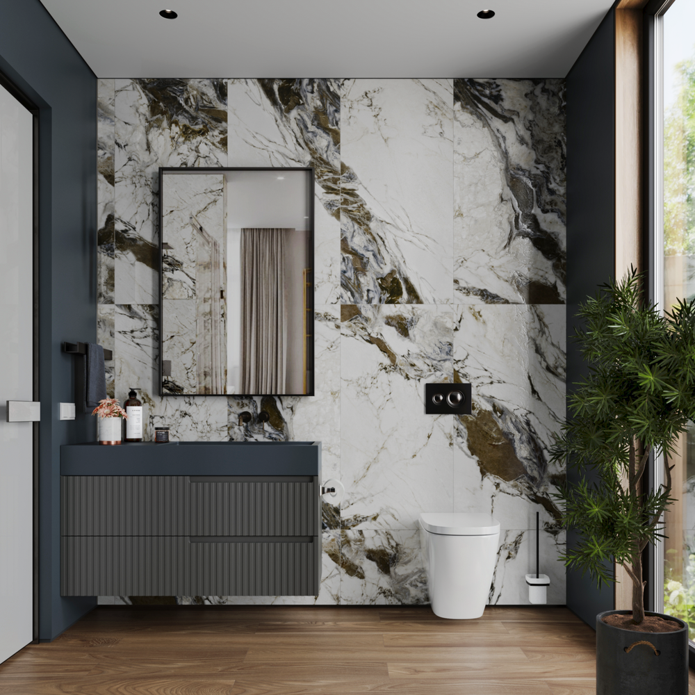 Керамогранит NTceramic Lavarsaz Dark Rum 1200*600*9.5мм матовая