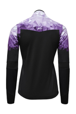 Куртка разминочная KV+ TORNADO black\lilac, женская, 24V107.14