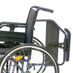 Мега-Оптим FS972 с литыми задними колесами, Кресло-коляска с ручным приводом для лиц с большим весом комнатная (для инвалидов и детей-инвалидов), код ФСС 07-01-01