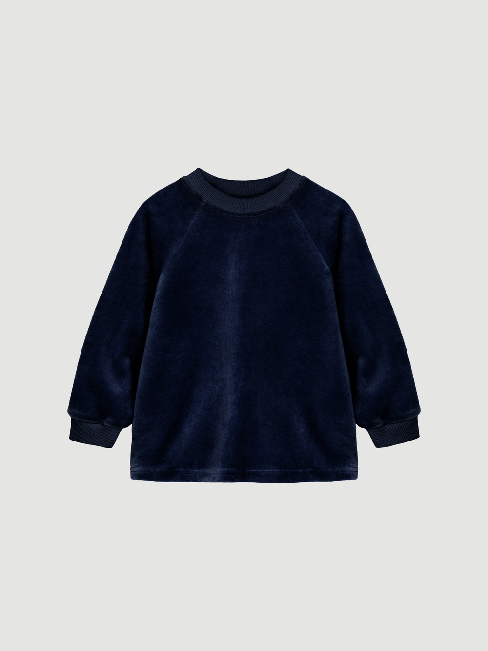 Велюровый свитшот оверсайз Mjölk Navy