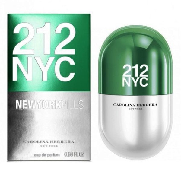 Женская туалетная вода Carolina Herrera 212 NYC Pills 80 ml