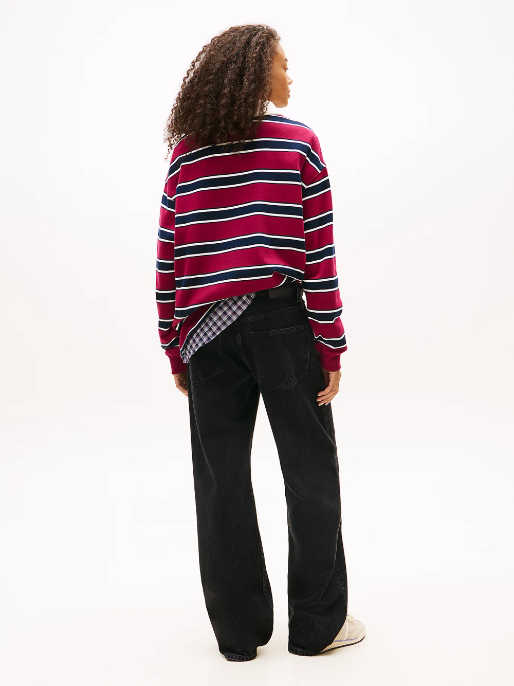 Джинсы женские TOMMY JEANS MIA MR RLXD STR FLG