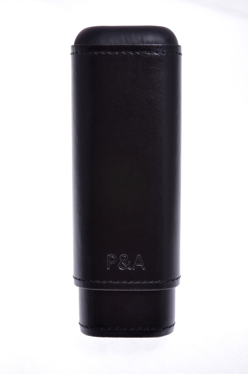 Чехол P&A на 2 сигары Робусто, натуральная кожа и кедр, T1105