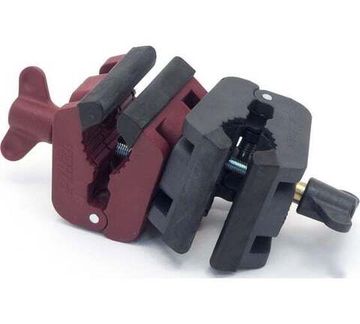 Двойной зажим Piher MultiClamp красный+чёрный 34055