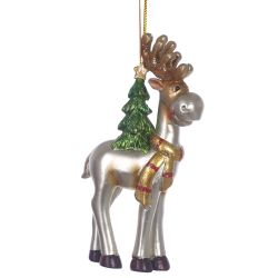 GAEM Фигурка декоративная подвесная "Олень", L5,5 W2,5 H11 см, 2в.