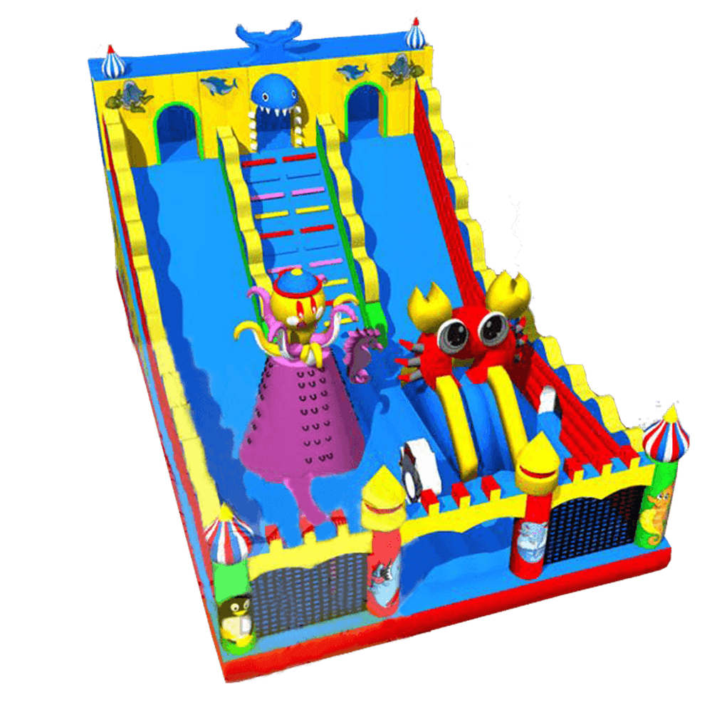 Коммерческий надувной батут "Морская иллюзия"