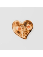 Деревянная менажница "Сердце" из кедра