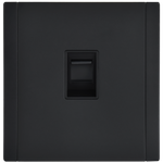 FORTE&PIANO Розетка компьютерная RJ45 кат.6 FP131M металл черный IEK