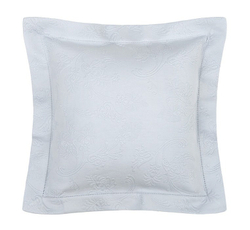 Наволочка декоративная 47х47 Luxberry Country с мережкой голубая