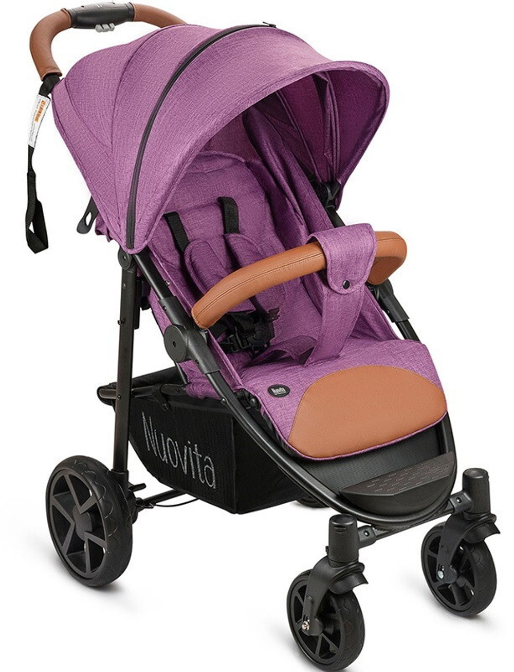 Прогулочная коляска Nuovita Corso Viola, Nero / Фиолетовый, Черный
