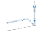 Сифон д/биде BD1015 (1 1/4"*32) с гофрой 32х32/40 (АниПласт)