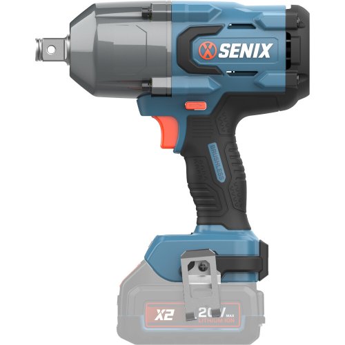 Гайковерт ударный аккумуляторный SENIX PDWX2-M4-EU-0, без акб и зу