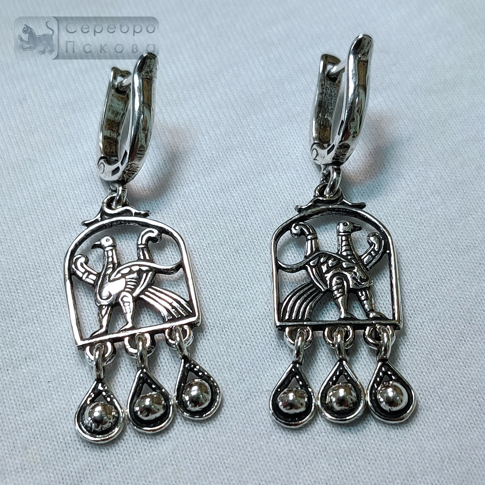 Серьги "Князь птицы"