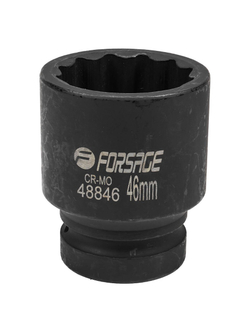 Головка ударная 1'', 46мм (12гр.) Forsage F-48846