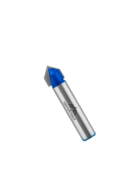 ФРЕЗА ПАЗОВАЯ V-ОБРАЗНАЯ ХВОСТОВИК - 8мм, D-10мм, H-10мм, а° - 90°, L-46,5мм