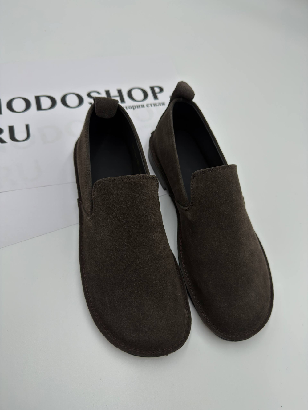 Туфли женские натуральная кожа артикул 2102-16 цвет "тёмно-коричневый"