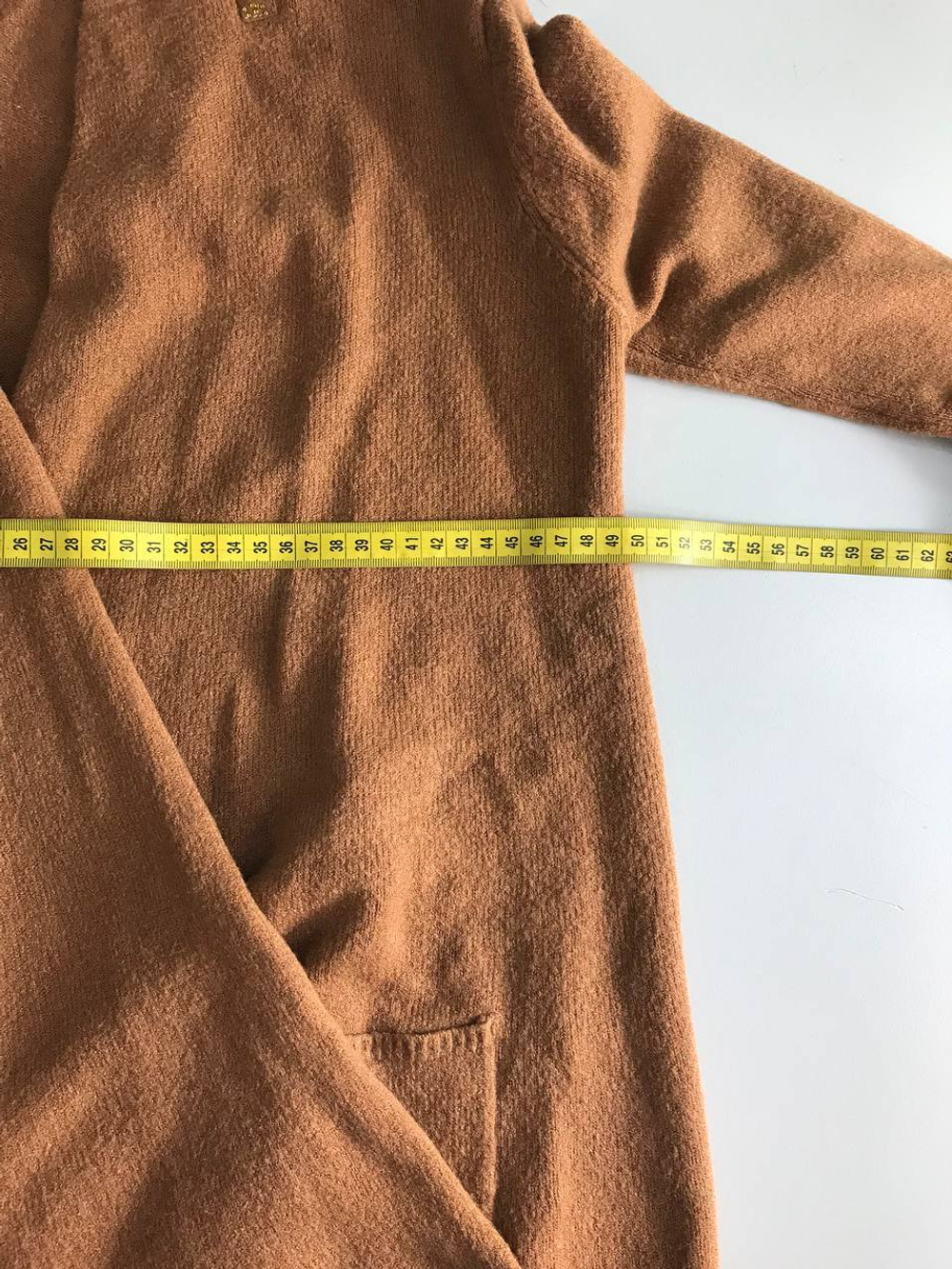 Кардиган модного оттенка, визуально на 46 размер