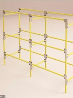 Крепеж теплиц Т-образный 20х20мм, подходит для теплицы и стеллажа, 4 пары- толщина металла 1.5мм