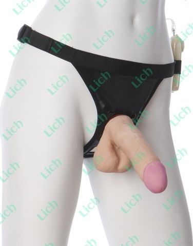 Трусики HARNESS с насадкой из UR3 и вибрацией