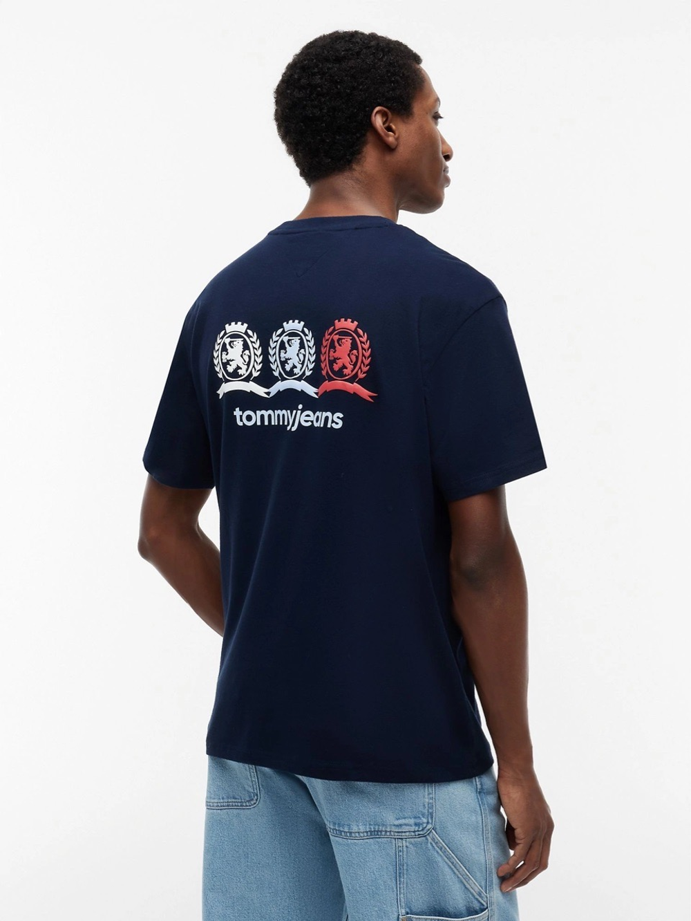 Футболка Tommy Jeans Multi-Crest Logo Dark Navy