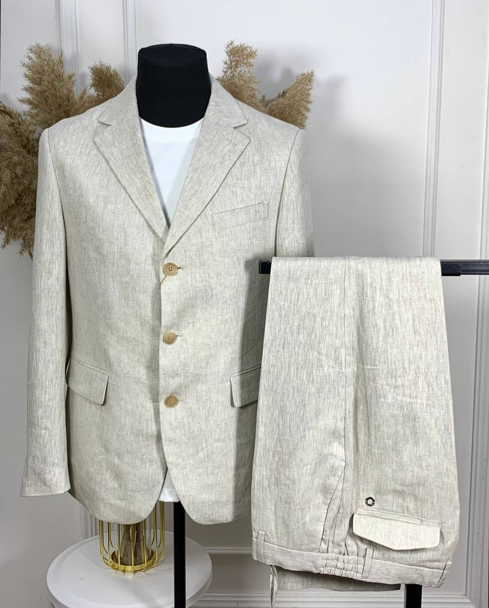 Льняной костюм Loro Piana, арт. 481775143