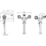 Смеситель для раковины Boheme Imperiale Presente 331