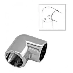 Крепеж угловой (Соединитель ТН-88 (L)) с 2-мя направлениями для трубы d25, 4 шт.