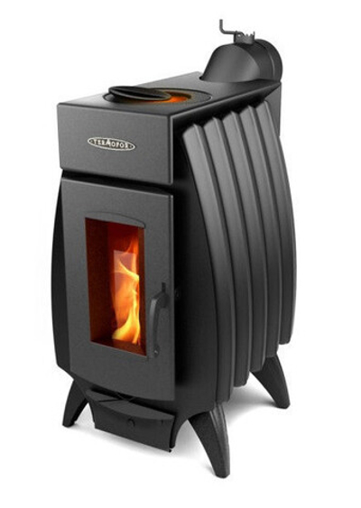 Печь отопительно-варочная ОГОНЬ-БАТАРЕЯ 5Б антрацит