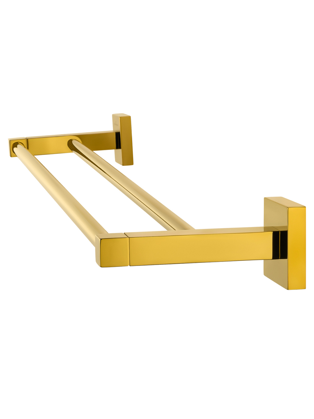 Полотенцедержатель двойной WONZON & WOGHAND POLO, Темное золото (WW-8911-DG)