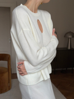 Джемпер ALESSANDRA, молочный