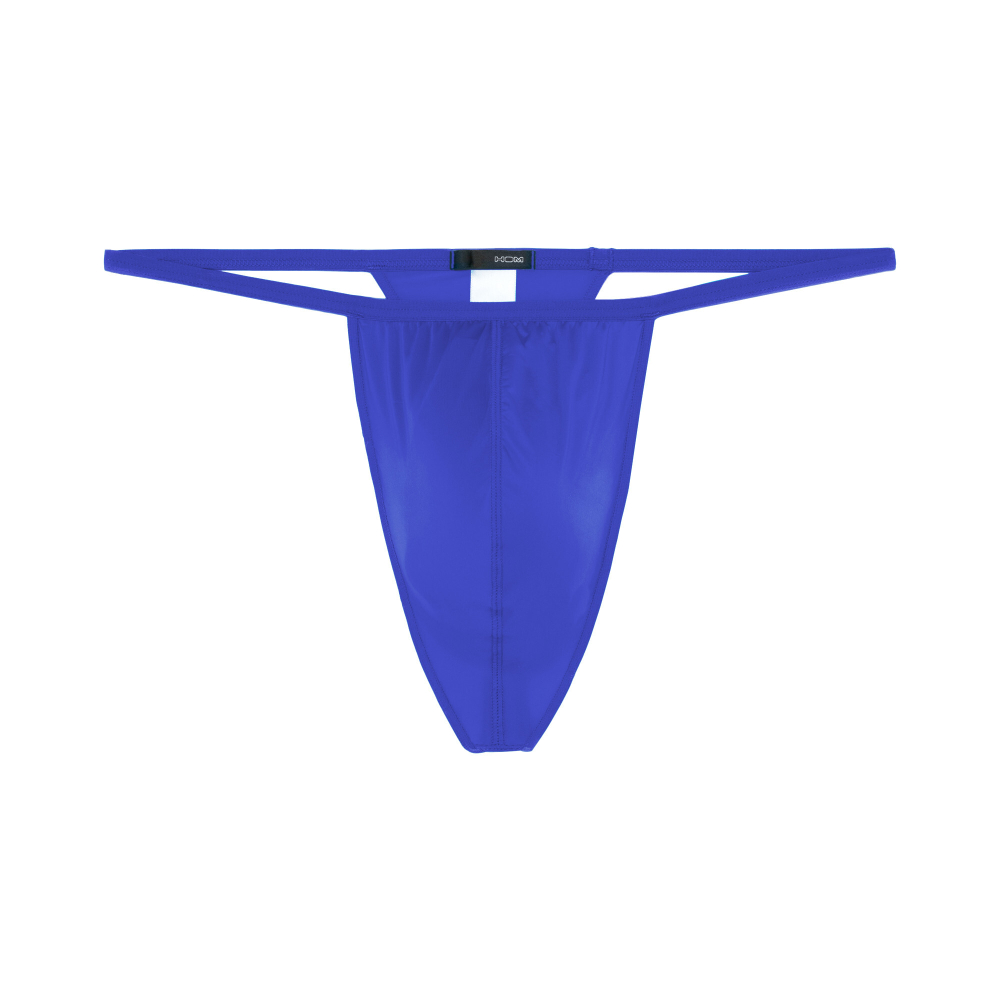 Мужские трусы стринги синие HOM PLUME G-String 359931_4000BI